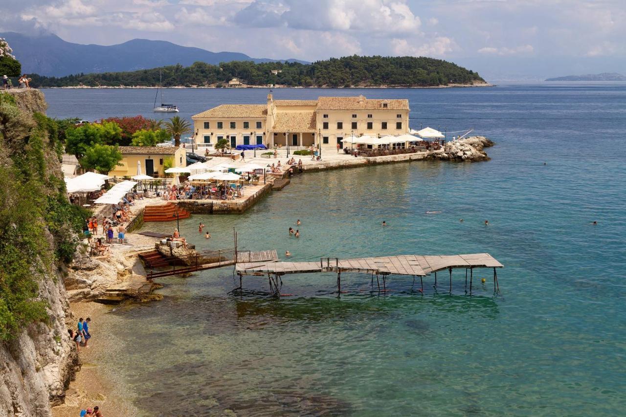 Spacious Maisonette - Roof Top View Of Corfu Port Mantouki Bagian luar foto
