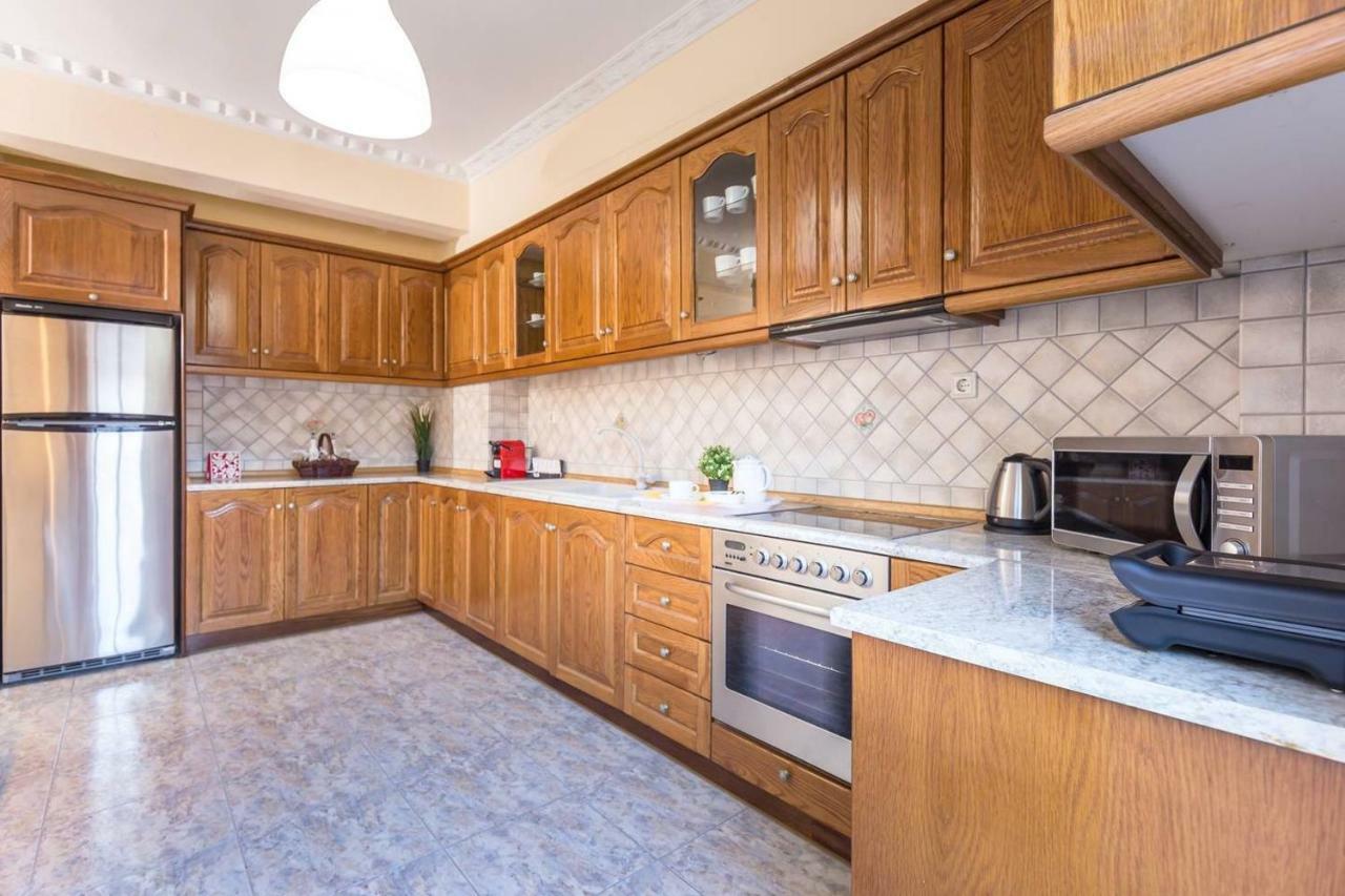 Spacious Maisonette - Roof Top View Of Corfu Port Mantouki Bagian luar foto