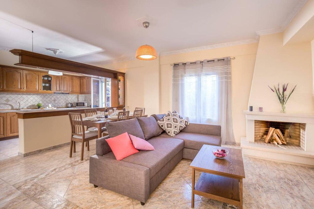 Spacious Maisonette - Roof Top View Of Corfu Port Mantouki Bagian luar foto