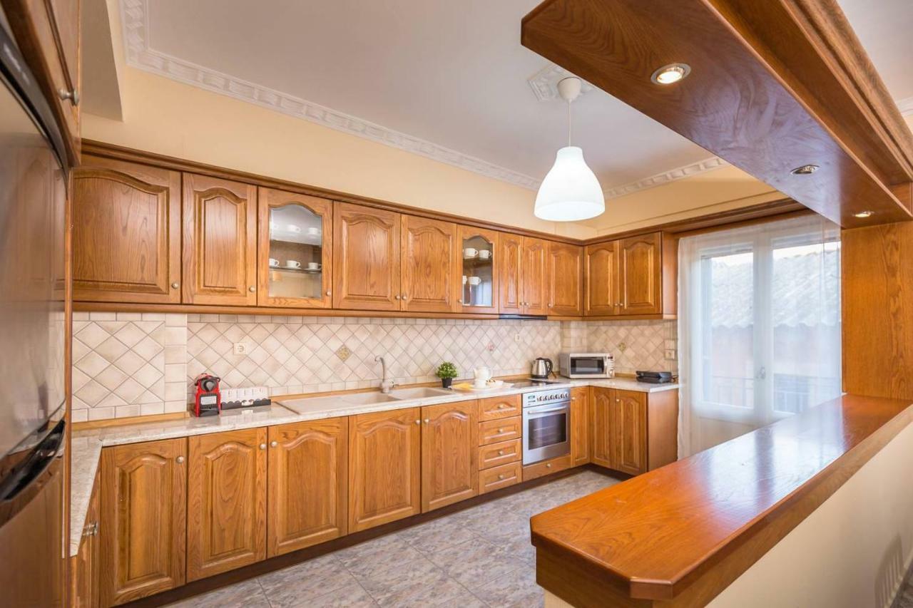 Spacious Maisonette - Roof Top View Of Corfu Port Mantouki Bagian luar foto